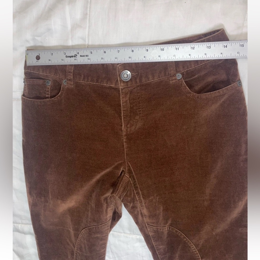 Brown Velour Riding Pants - Picture 7 of 7